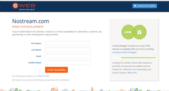 Desktop Screenshot of nostream.com